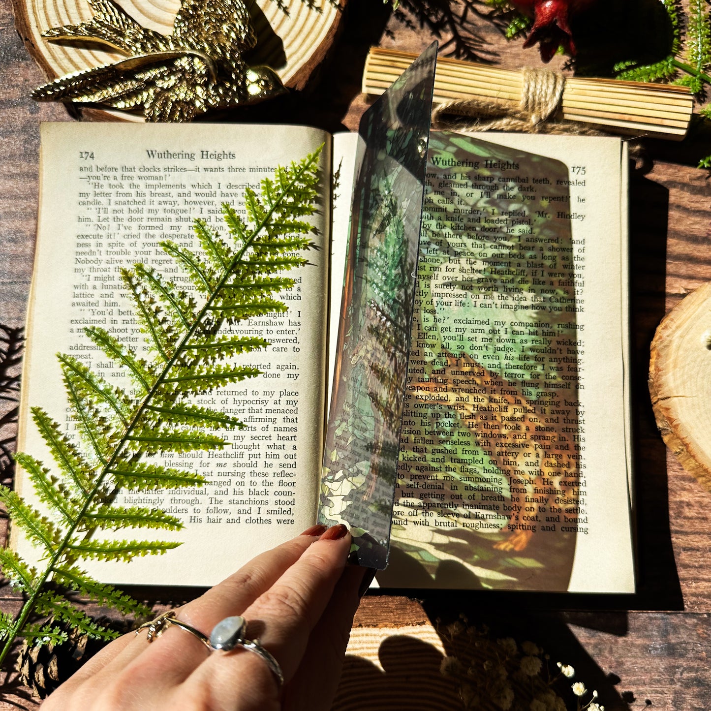 Forks, Washington Stained Glass Bookmarks