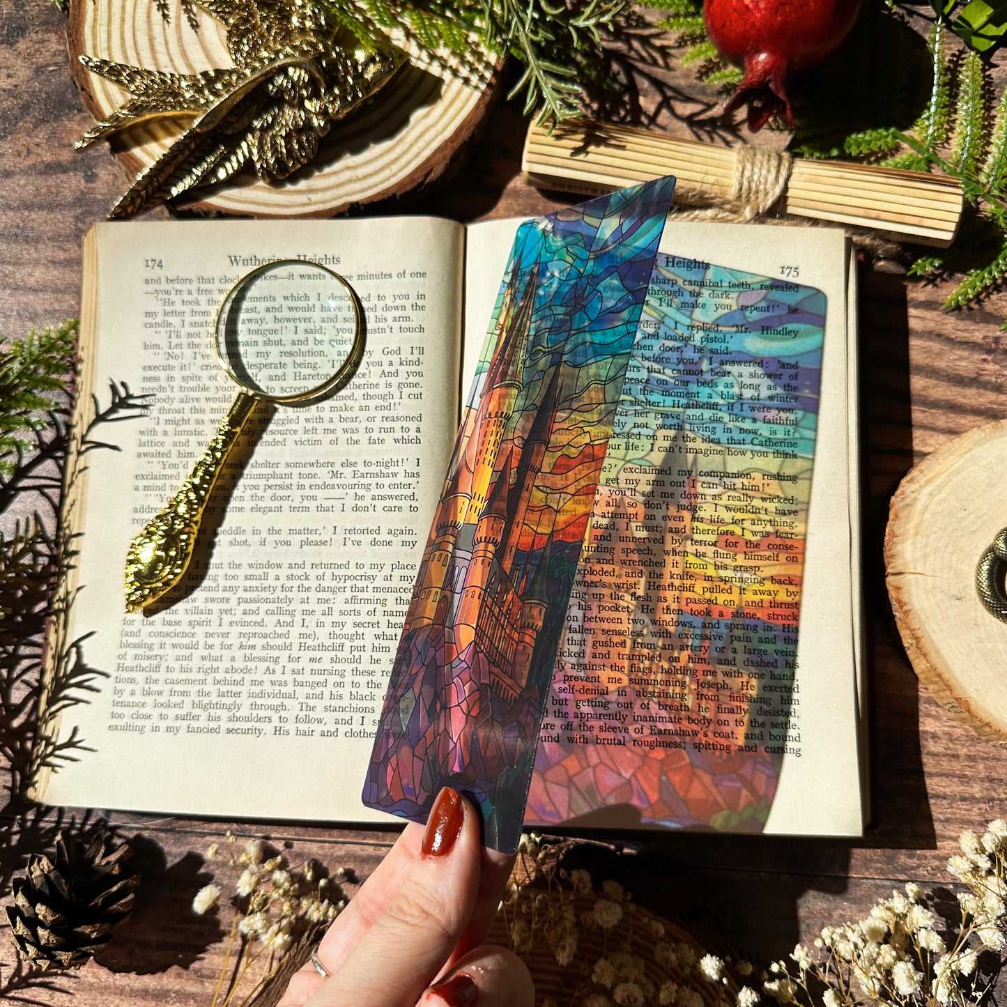 Magical Stained Glass Bookmarks