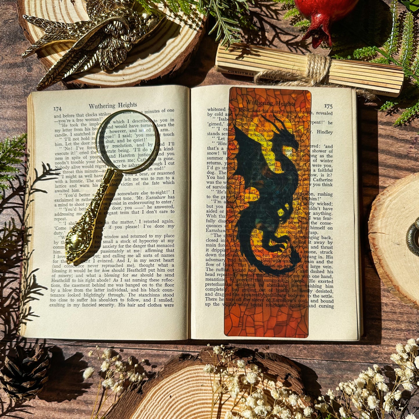 Dragon Stained Glass Bookmarks