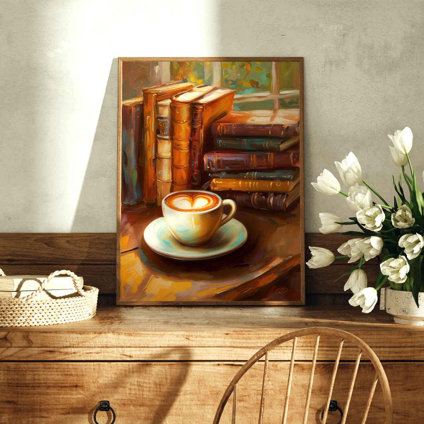 Reader's Table Art Print