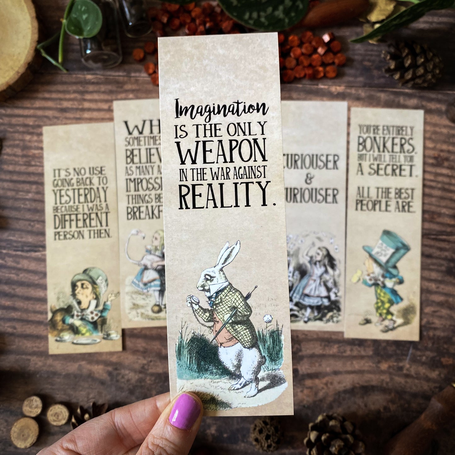 Alice in Wonderland Bookmark Collection