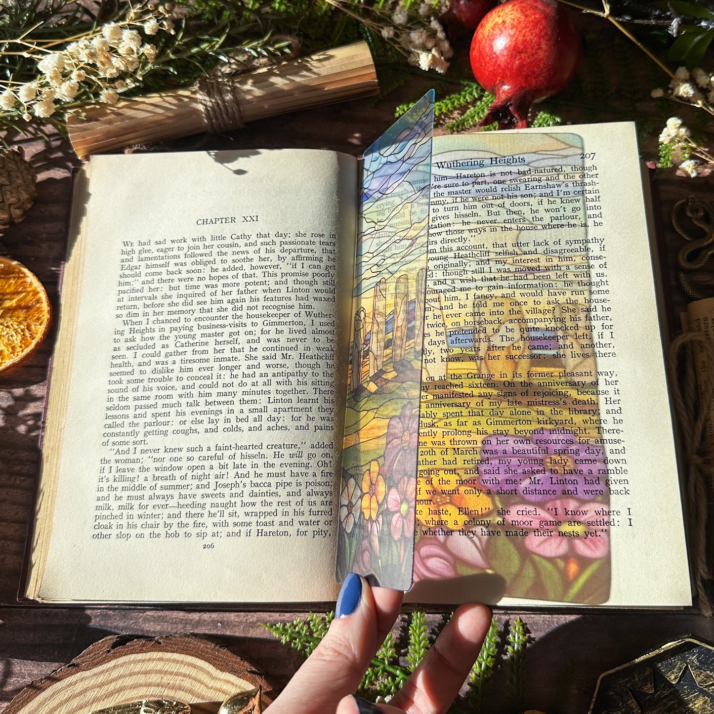 Standing Stone Circle Stained Glass Bookmarks