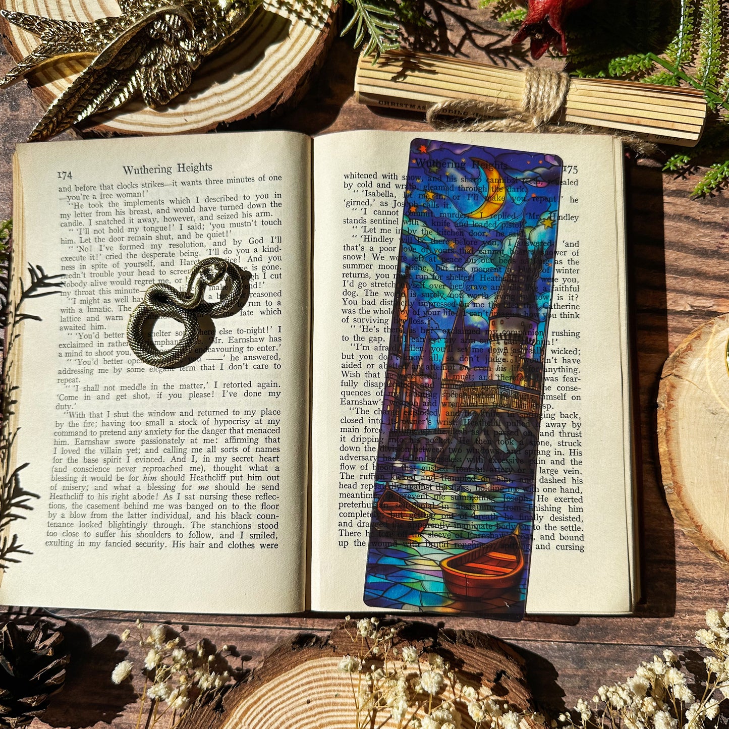 Magical Stained Glass Bookmarks