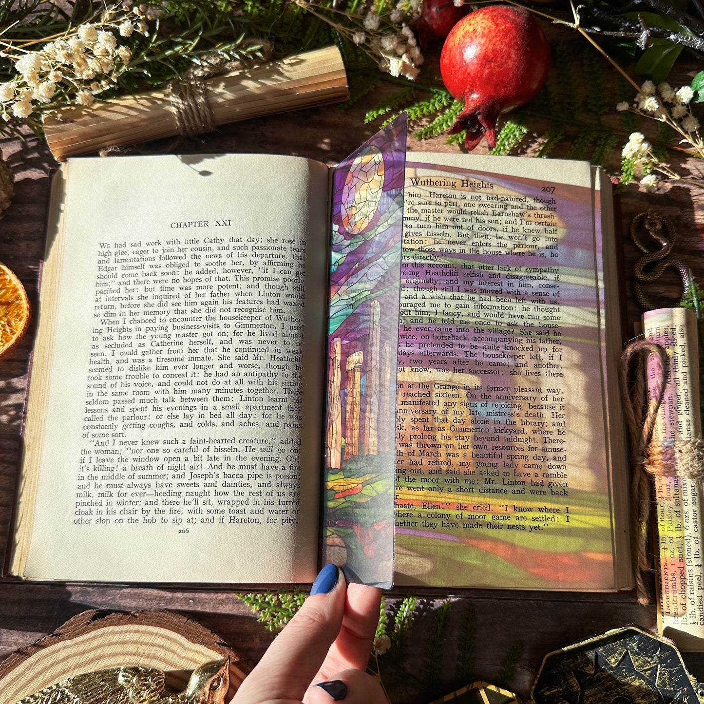 Standing Stone Circle Stained Glass Bookmarks