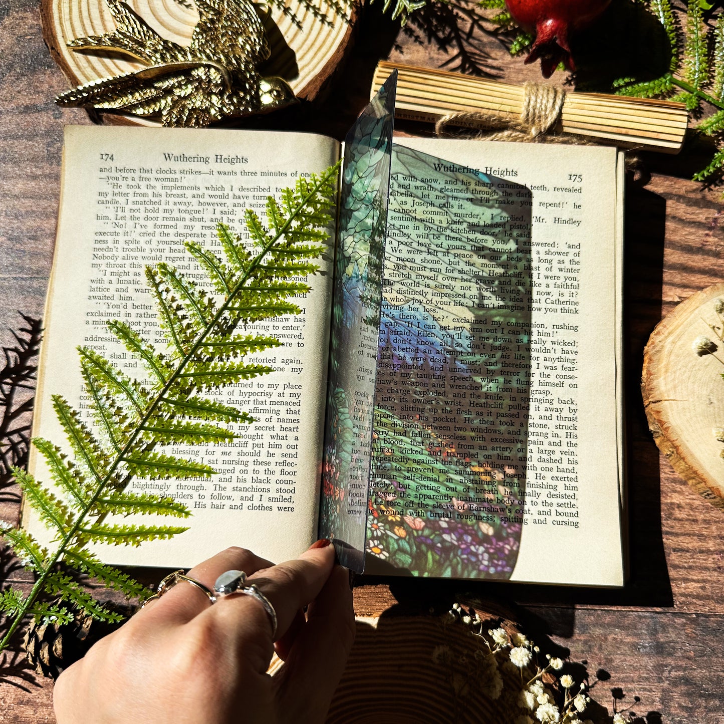 Forks, Washington Stained Glass Bookmarks