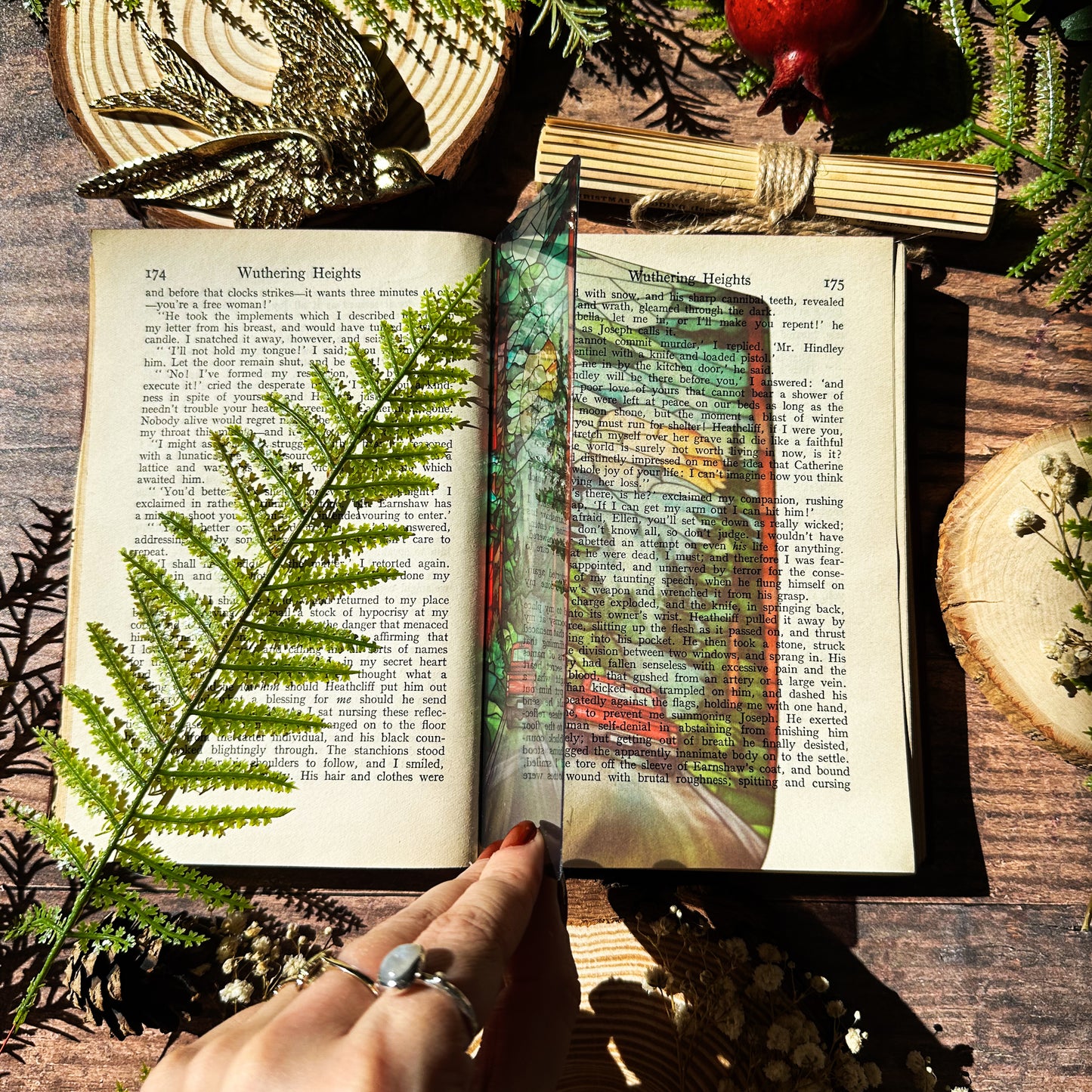 Forks, Washington Stained Glass Bookmarks