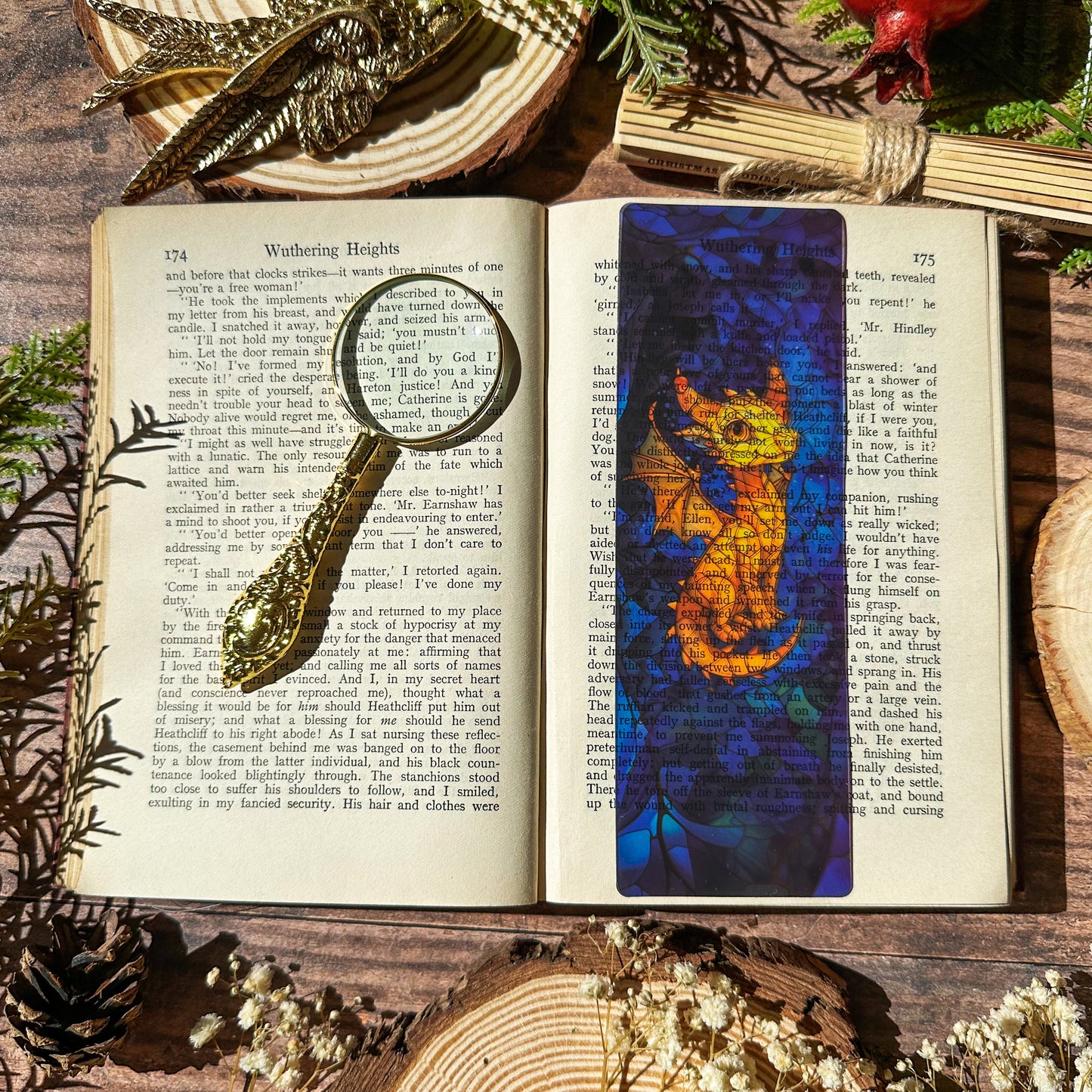 Dragon Stained Glass Bookmarks