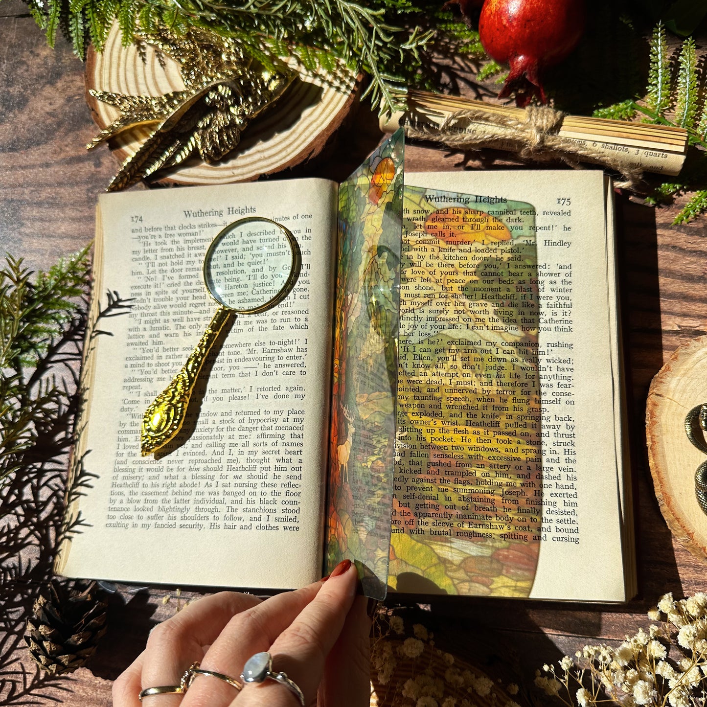 Trio Stained Glass Bookmarks