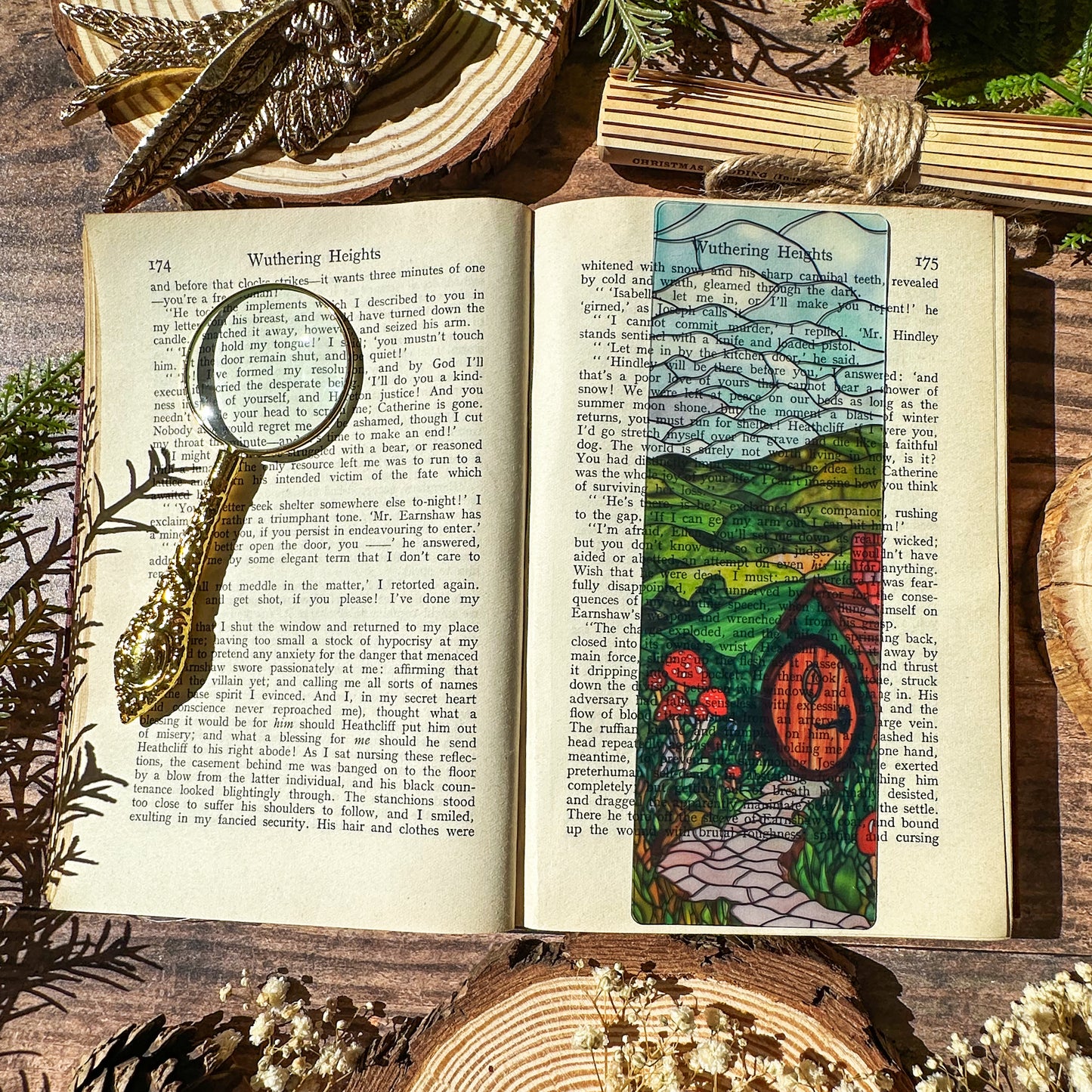 Shire Botanical Stained Glass Bookmarks