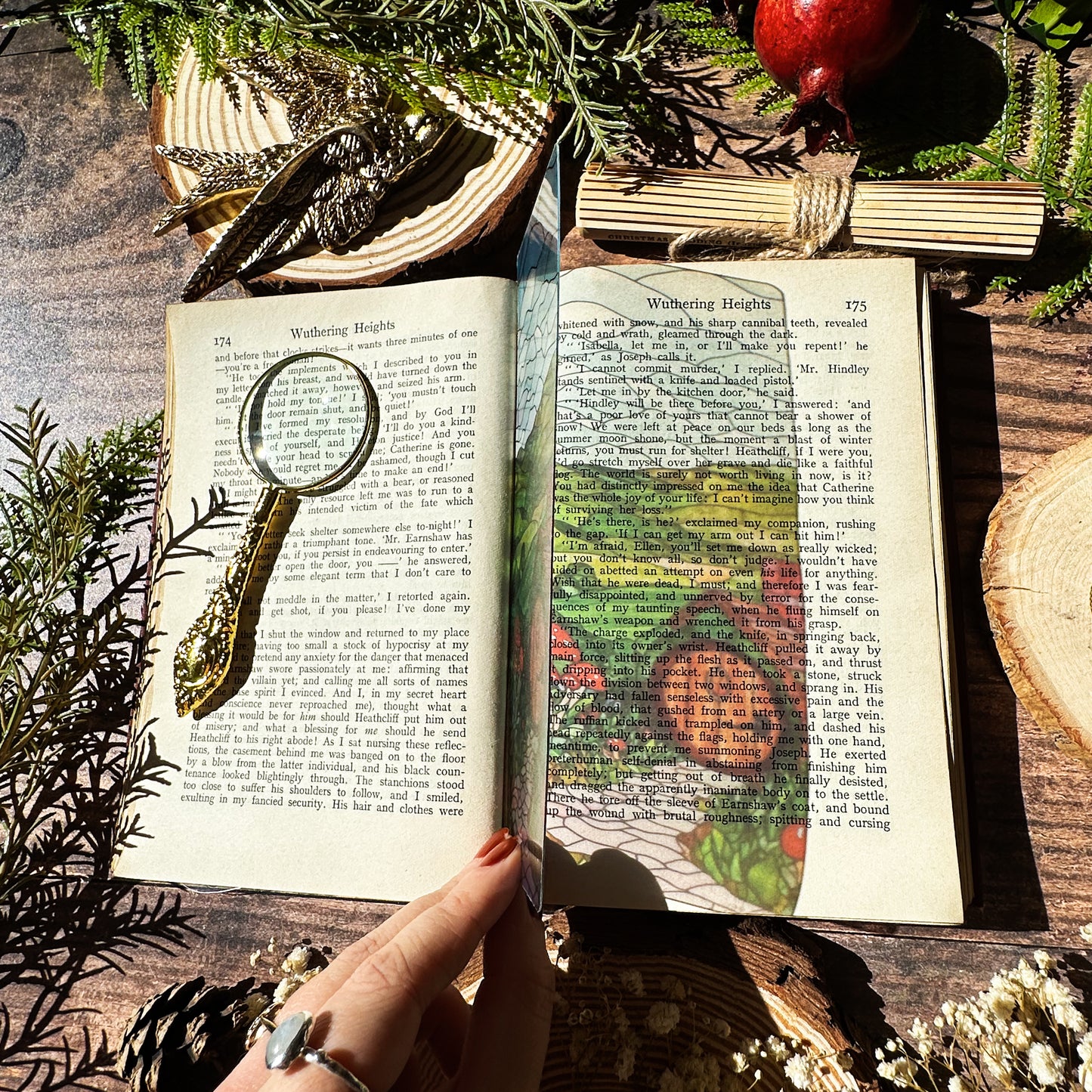 Shire Botanical Stained Glass Bookmarks