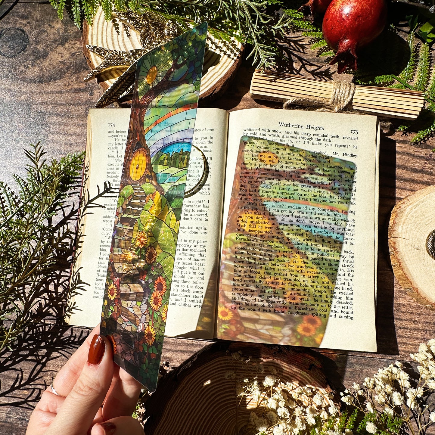 Shire Botanical Stained Glass Bookmarks