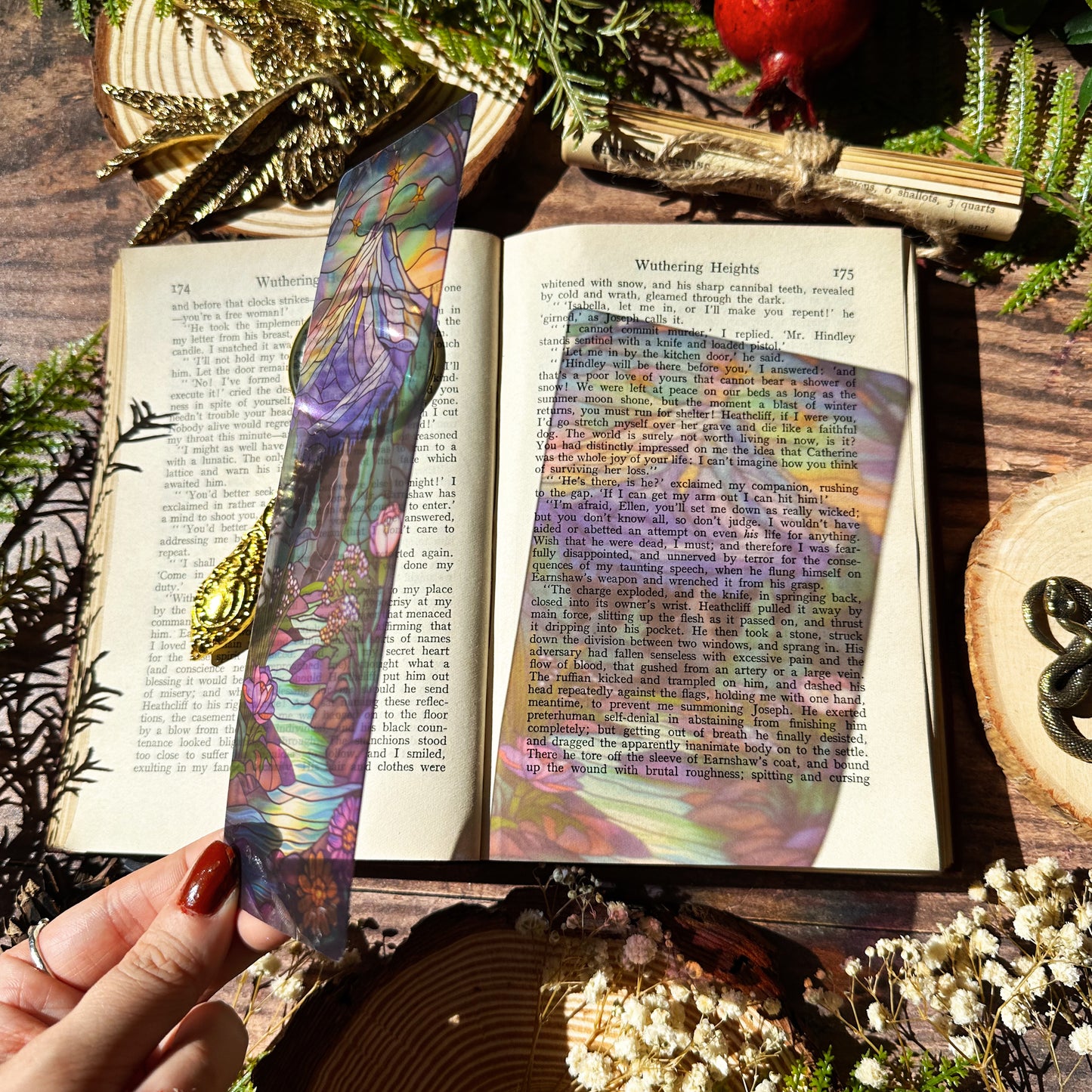 Trio Stained Glass Bookmarks