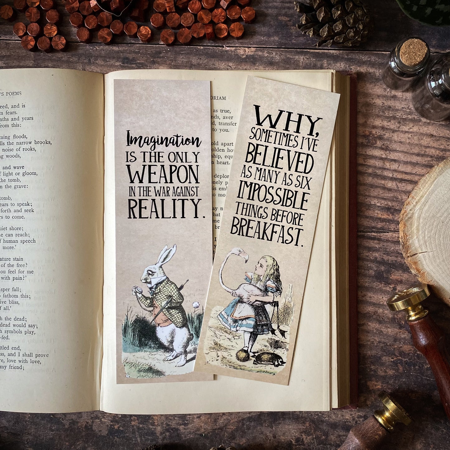 Alice in Wonderland Bookmark Collection