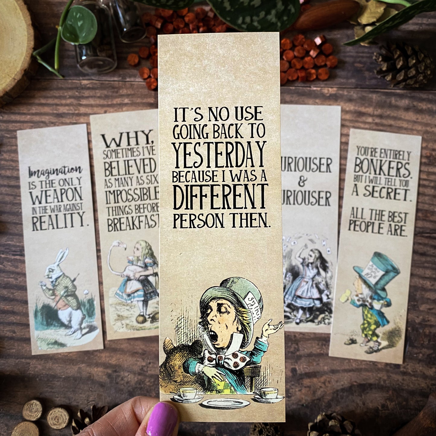 Alice in Wonderland Bookmark Collection