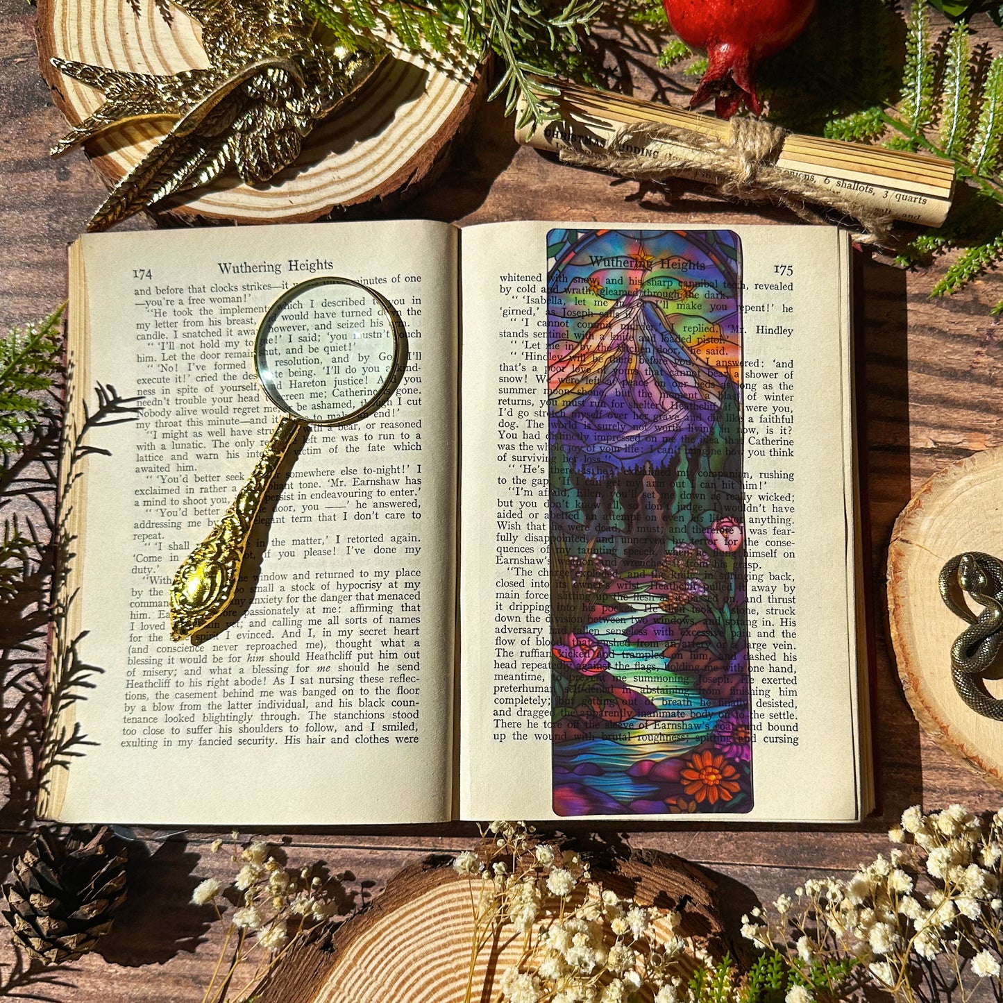 Trio Stained Glass Bookmarks