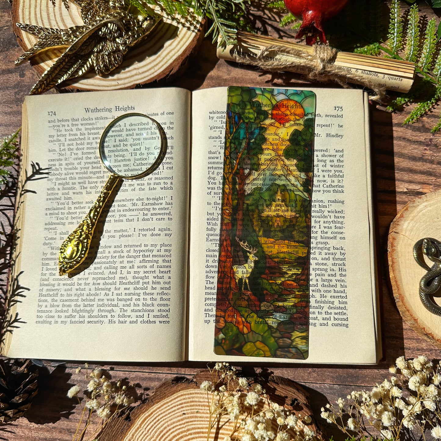 Trio Stained Glass Bookmarks