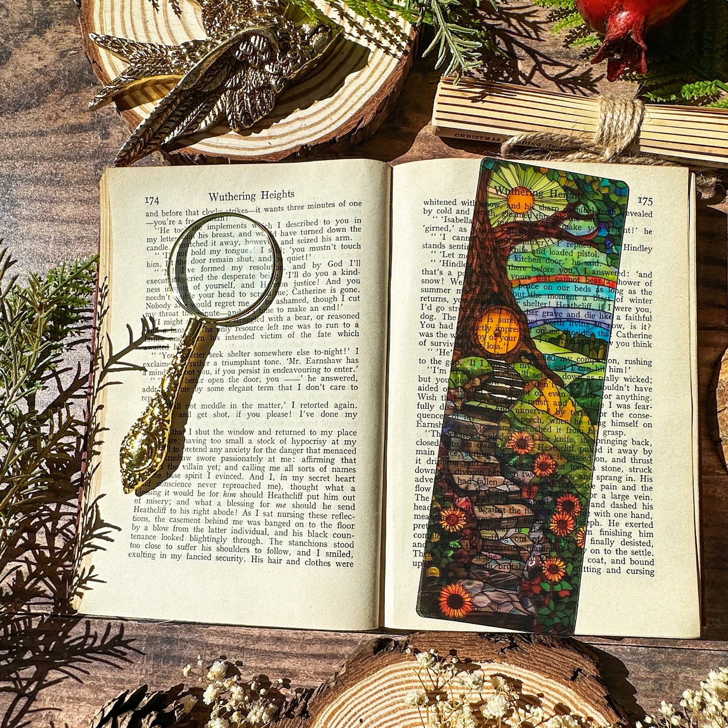 Shire Botanical Stained Glass Bookmarks