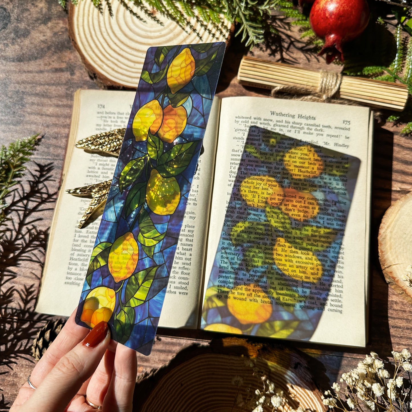 Fruit Stained Glass Bookmarks