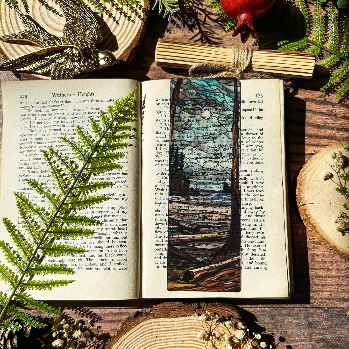 Forks, Washington Stained Glass Bookmarks