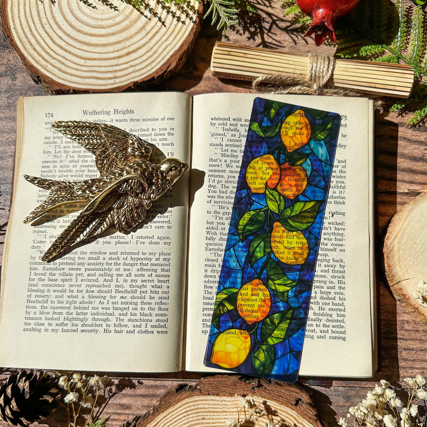 Fruit Stained Glass Bookmarks