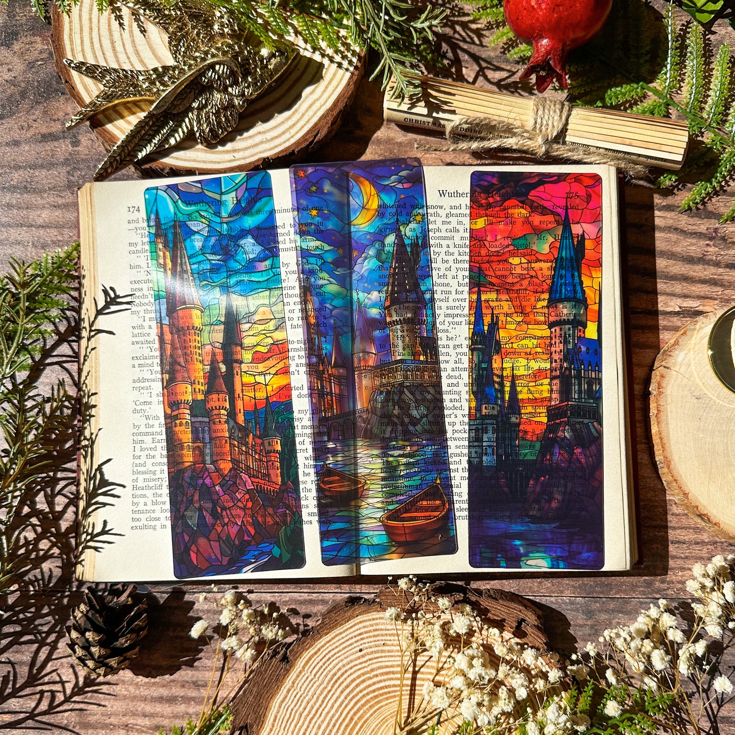 Magical Stained Glass Bookmarks