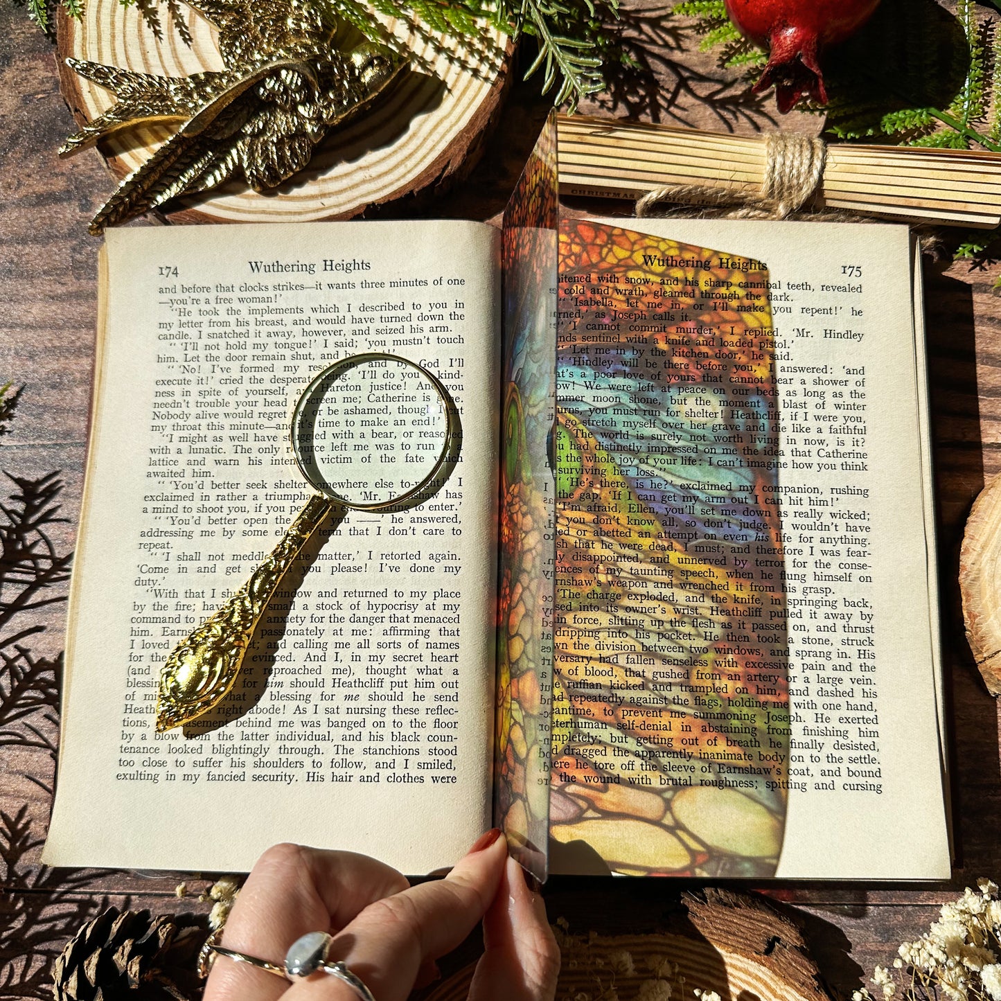Autumnal Shire Stained Glass Bookmarks