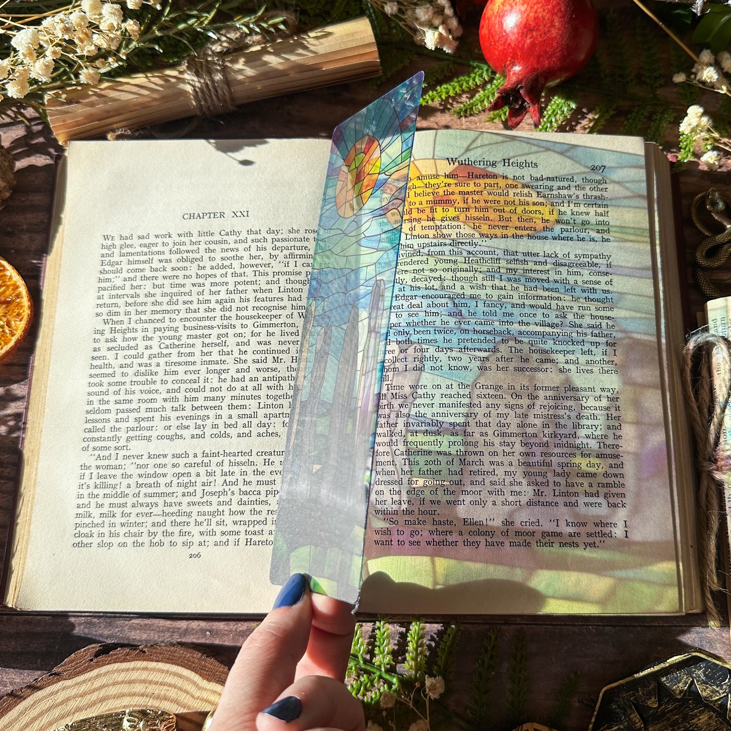 Standing Stone Circle Stained Glass Bookmarks