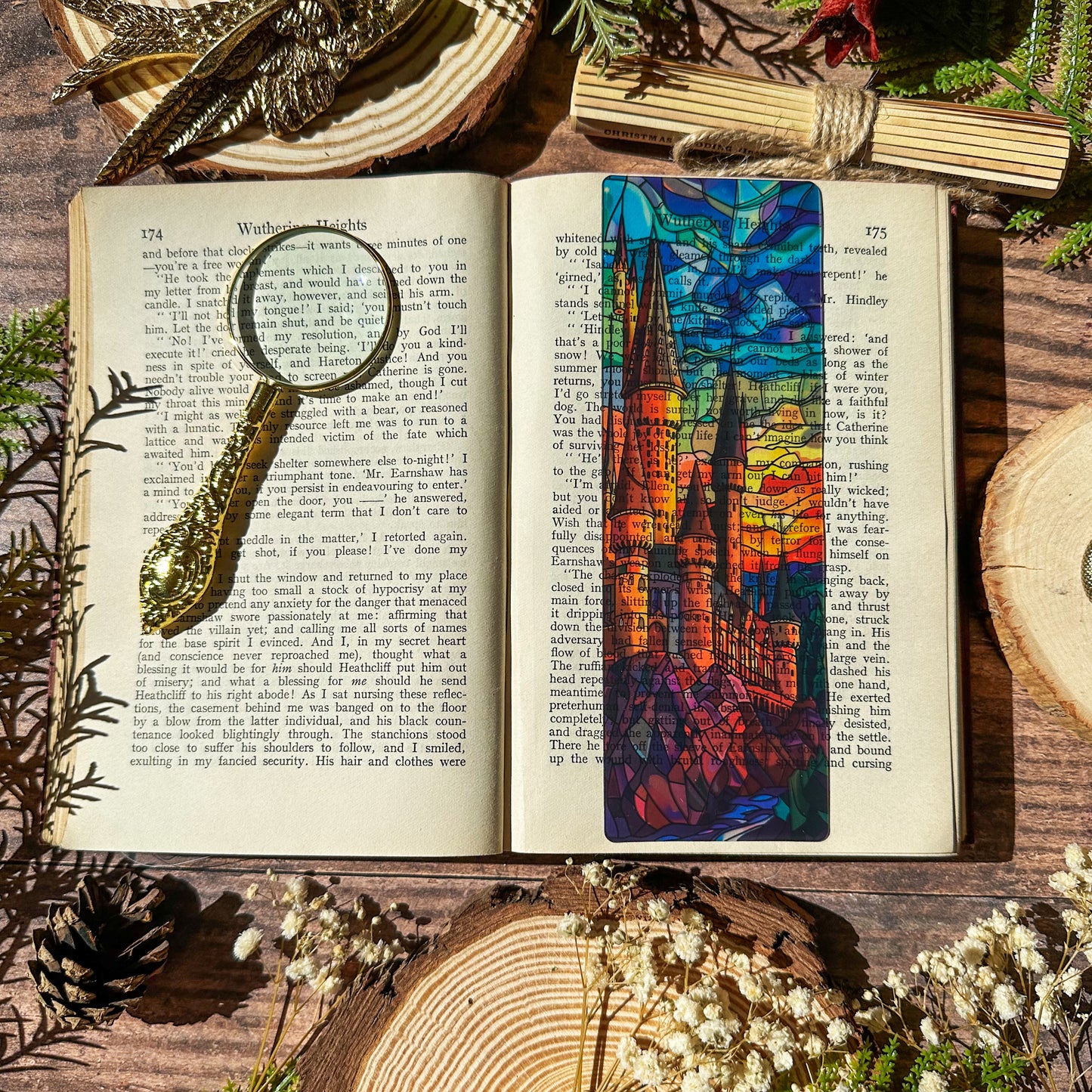 Magical Stained Glass Bookmarks