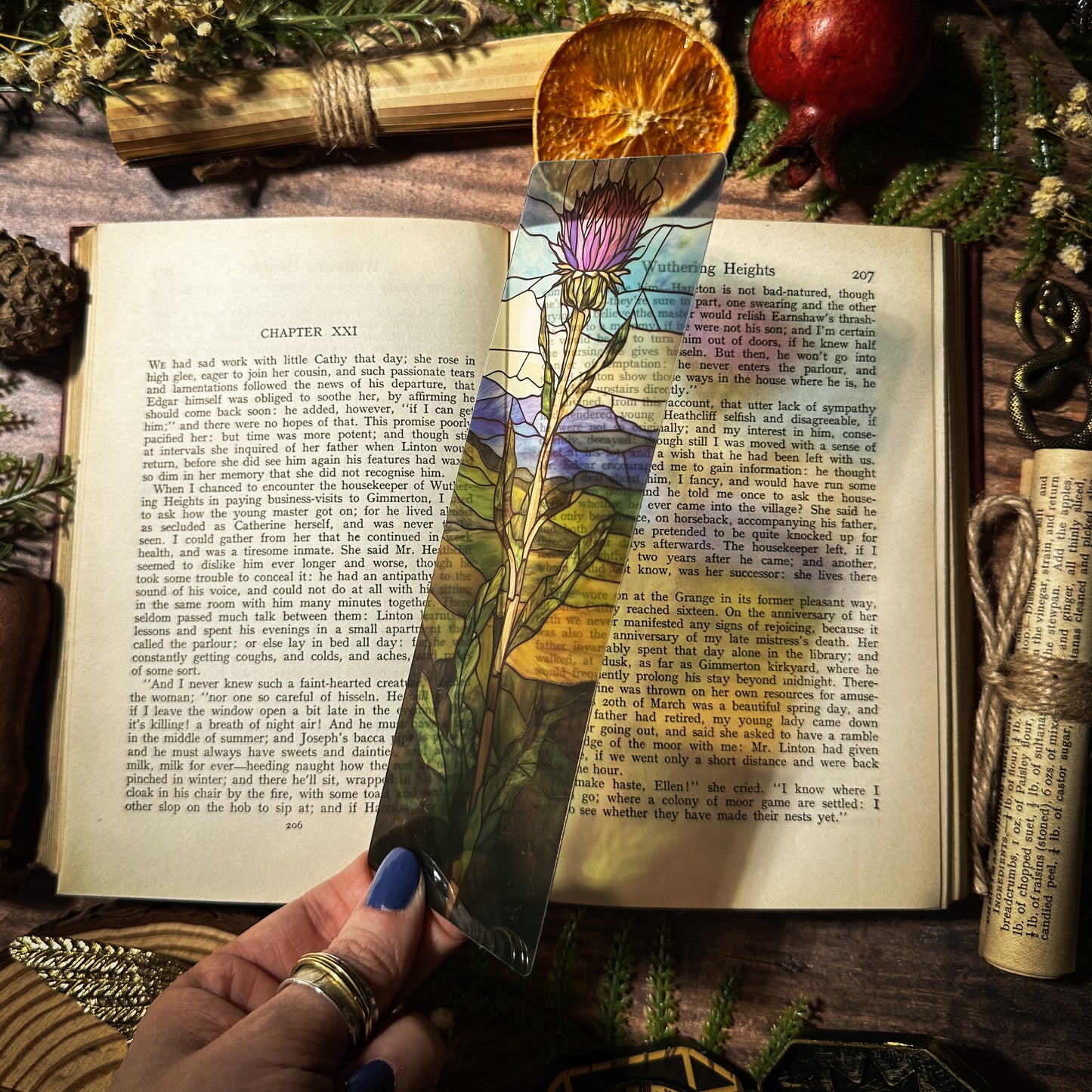 Floral Stained Glass Bookmarks