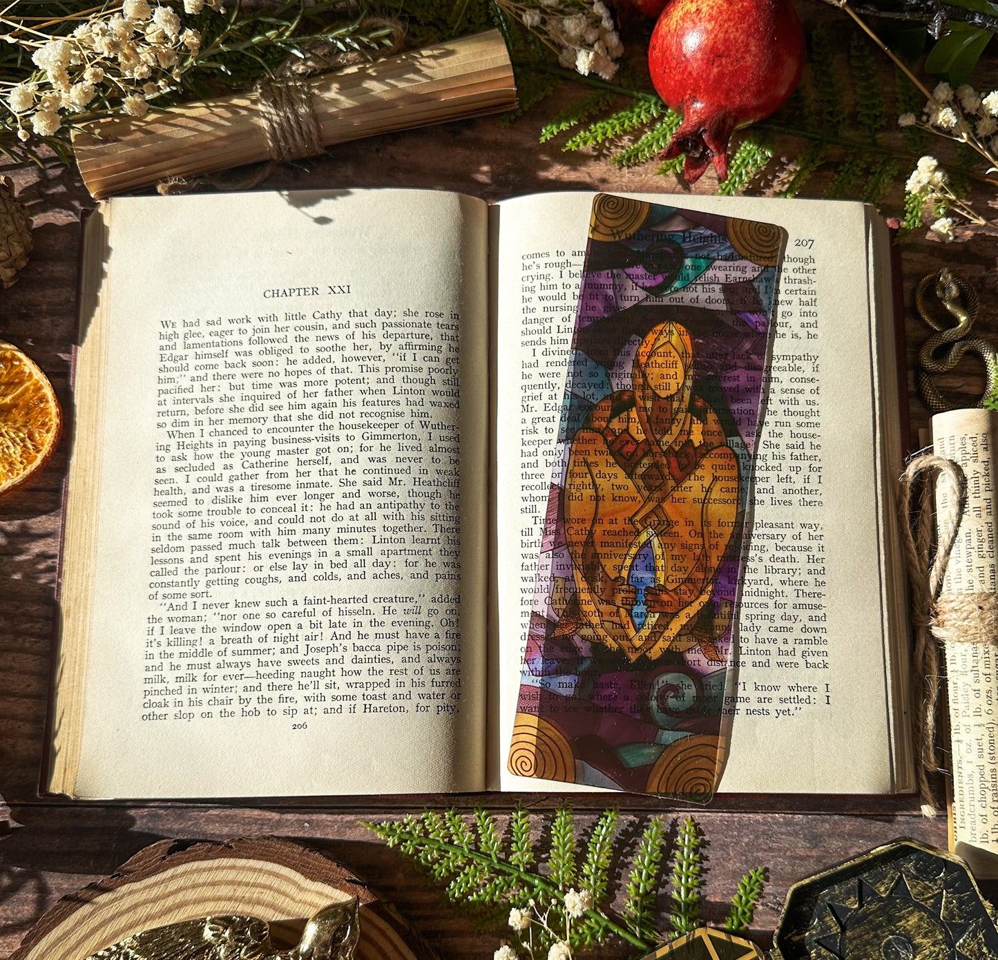 Sheela na Gig Stained Glass Bookmark