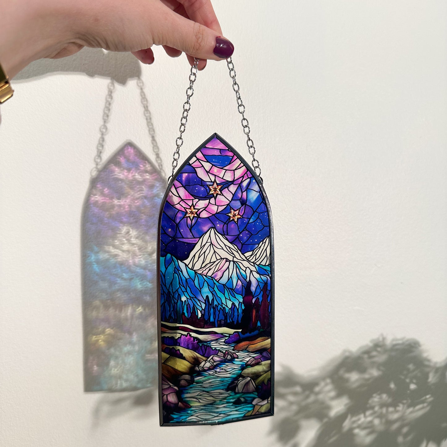 Night Court Stained Glass Sun Catcher