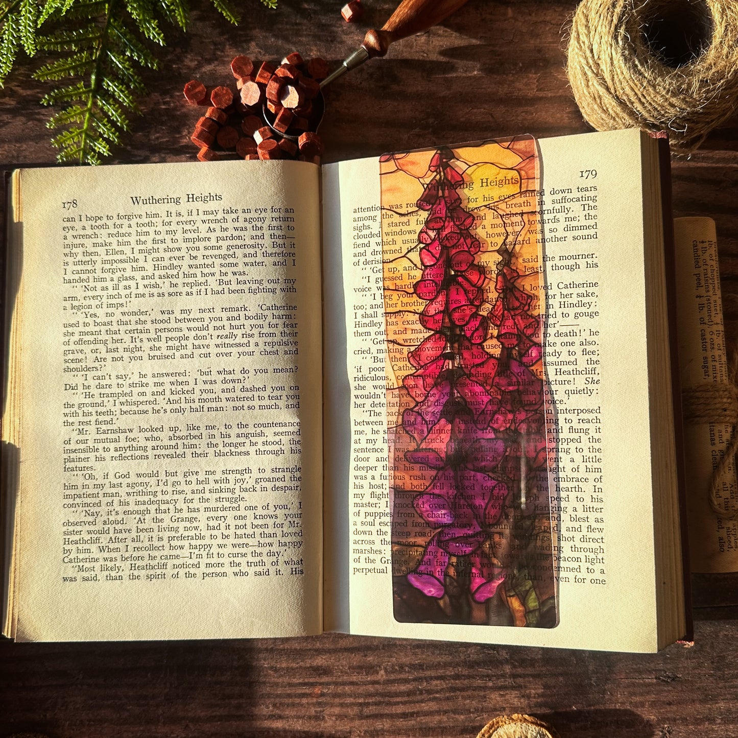 Floral Stained Glass Bookmarks