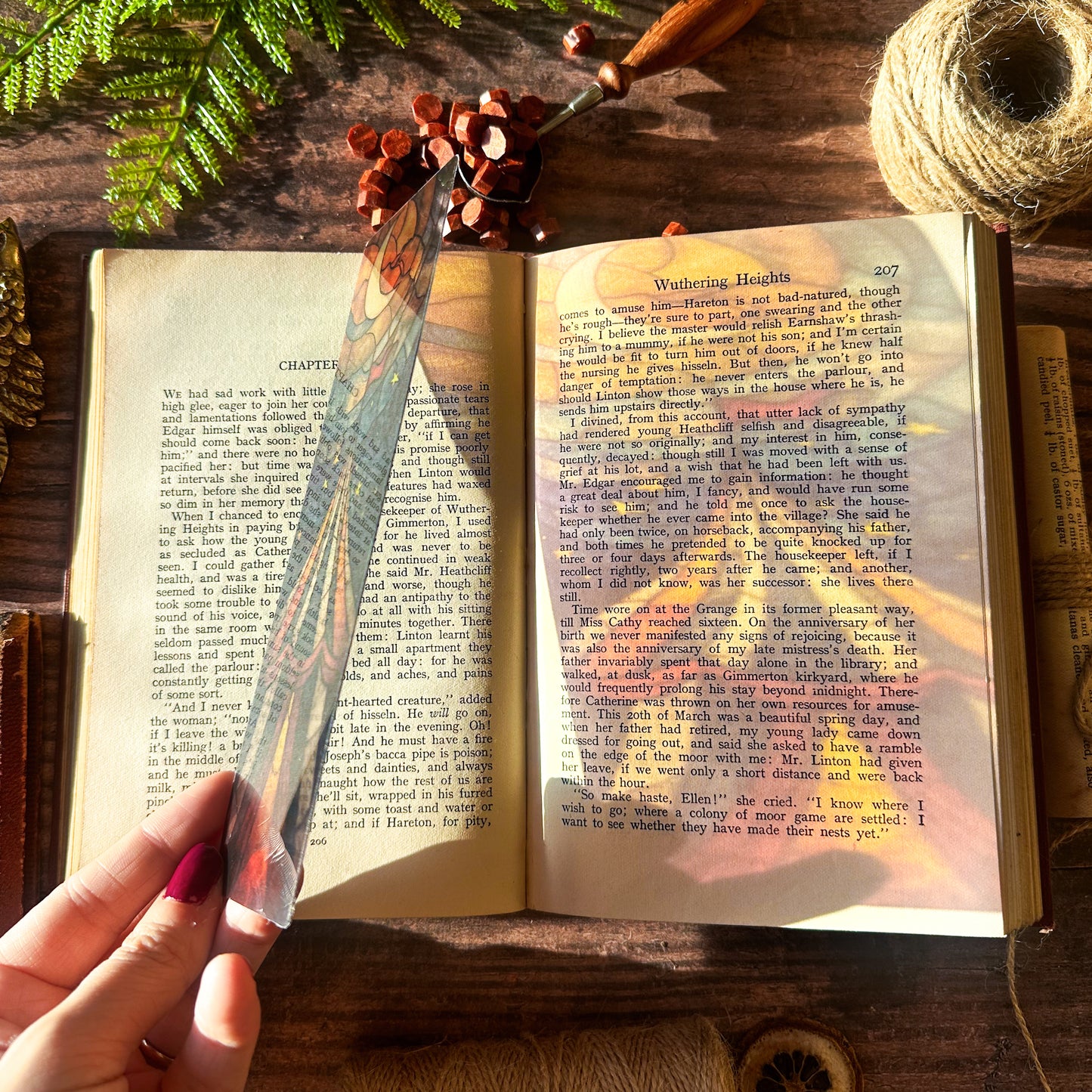 Day Circus Stained Glass Bookmarks