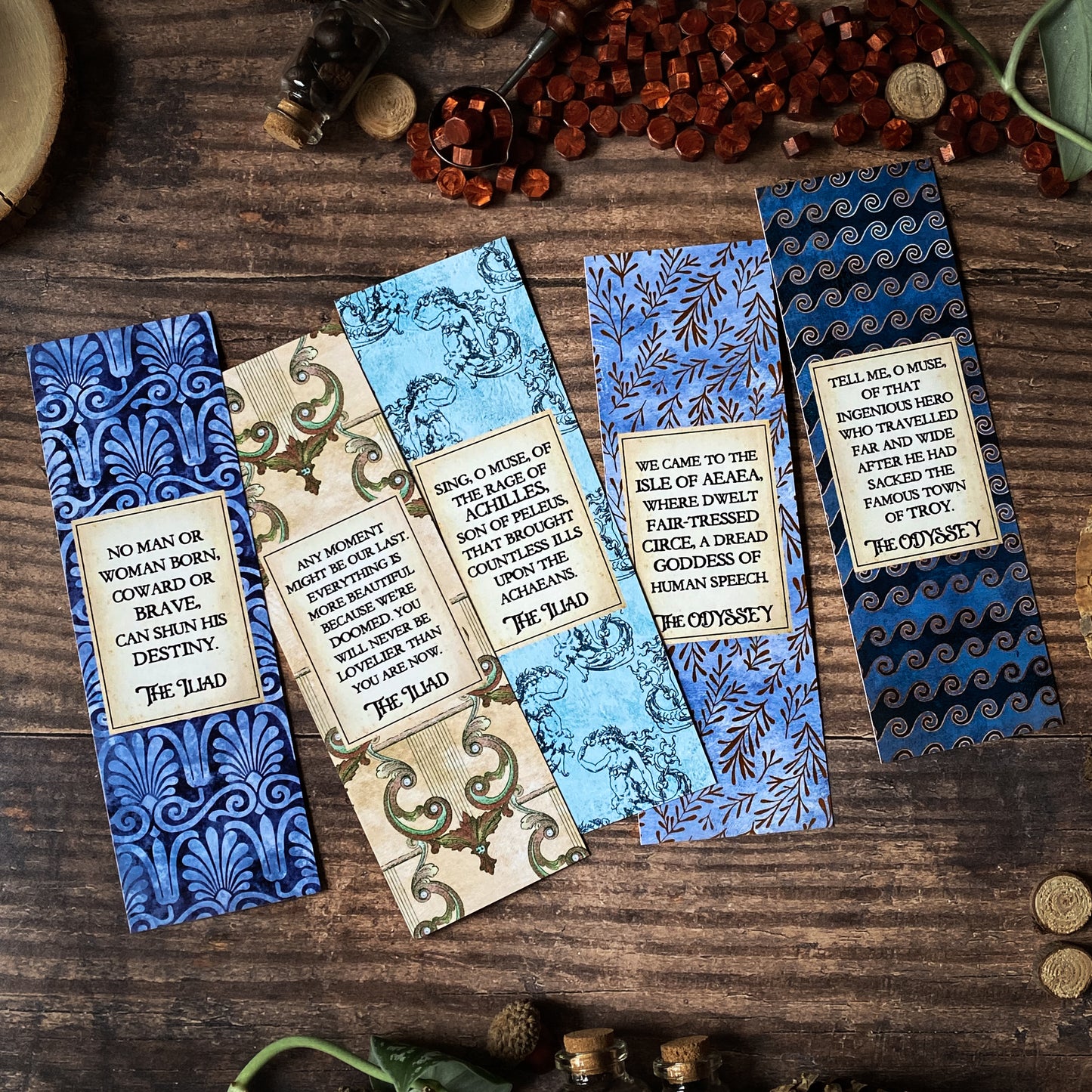 The Iliad and The Odyssey Bookmark Collection