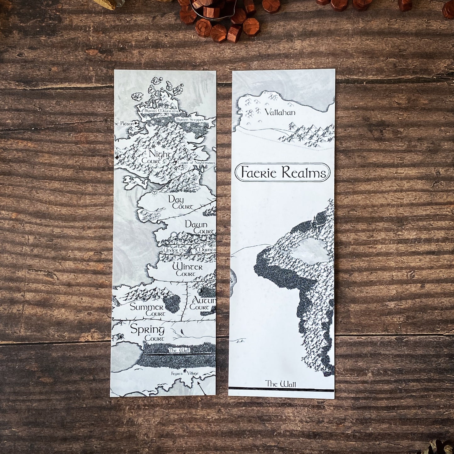 Mythical Maps Bookmark Collection