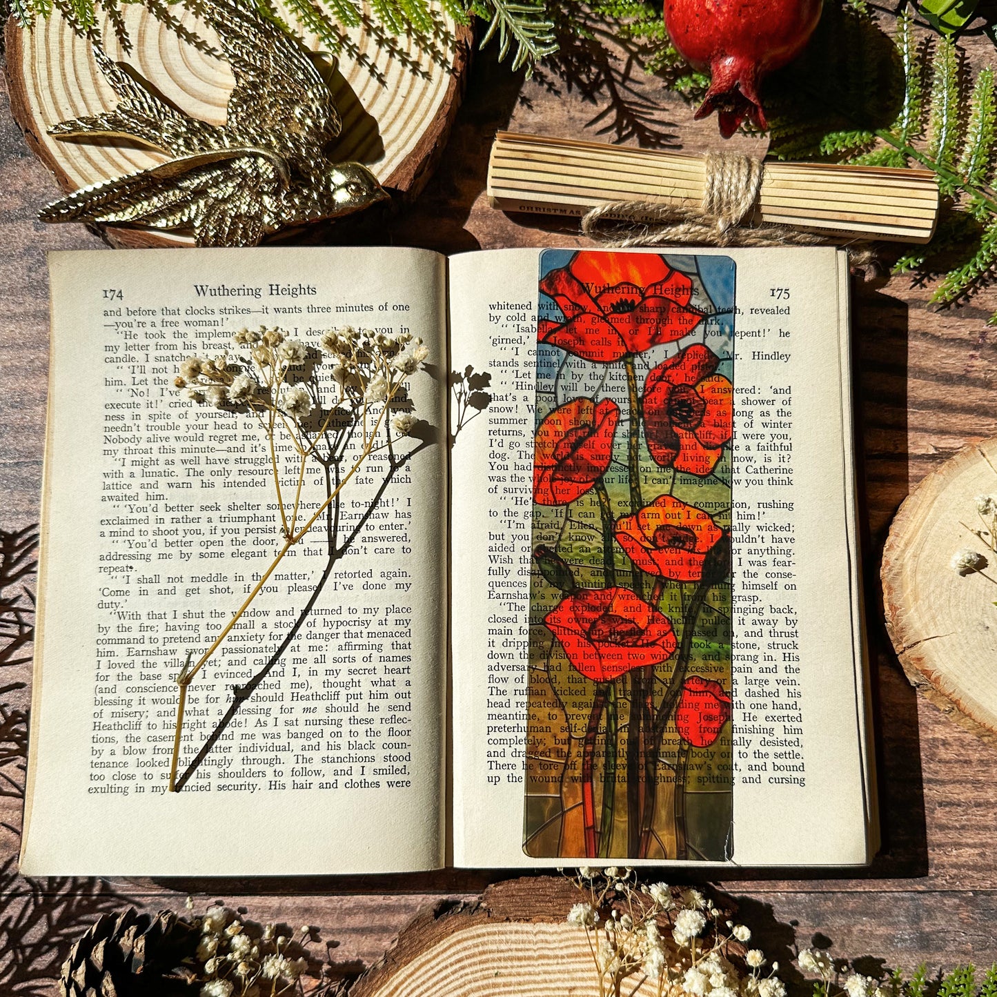 Floral Stained Glass Bookmarks