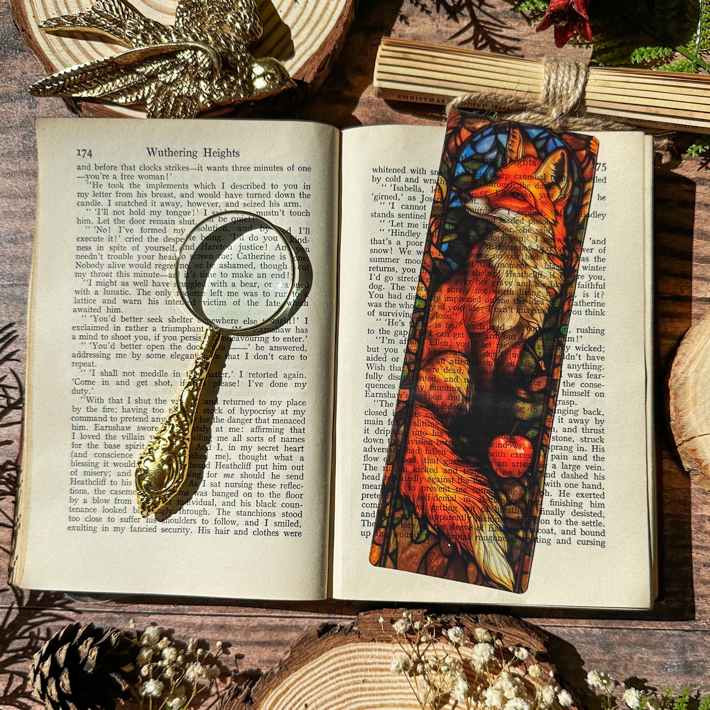 Fox Stained Glass Bookmarks