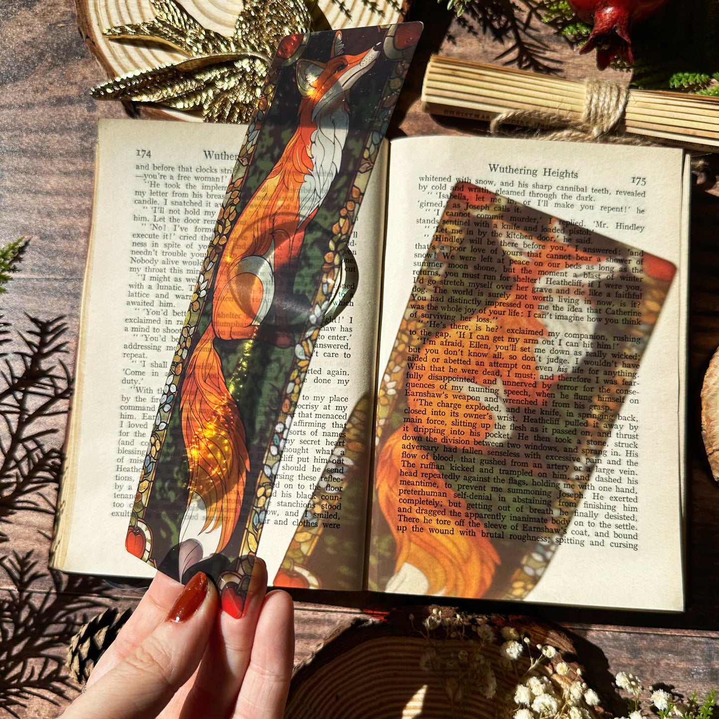 Fox Stained Glass Bookmarks