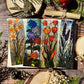 Floral Stained Glass Bookmarks