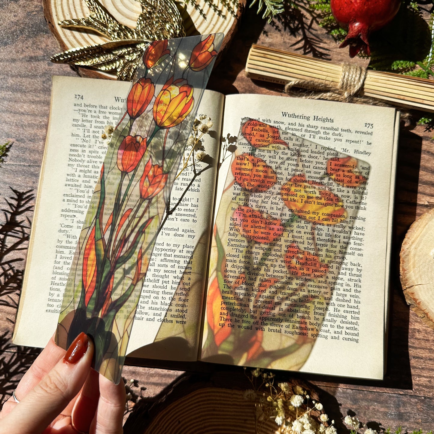 Floral Stained Glass Bookmarks