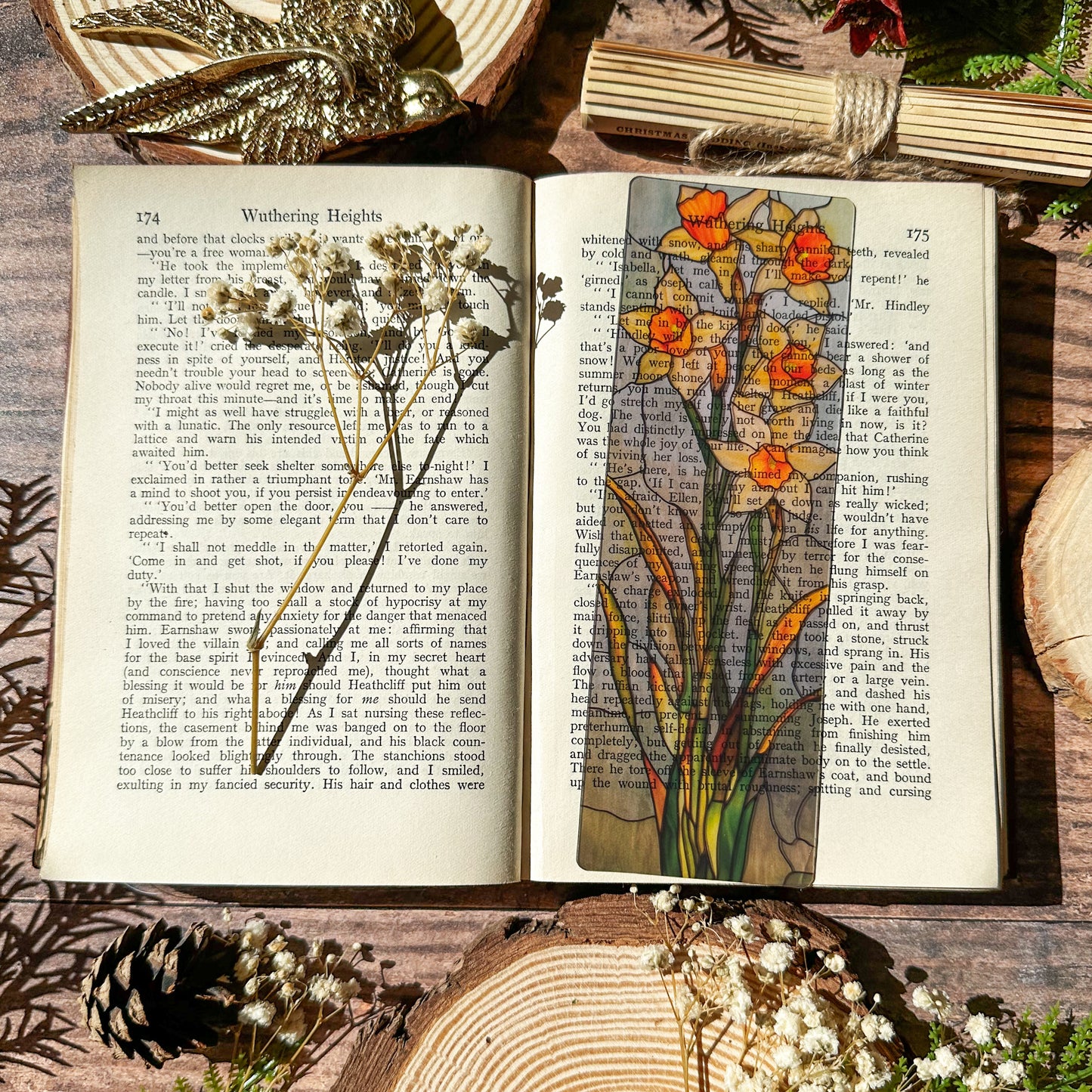 Floral Stained Glass Bookmarks