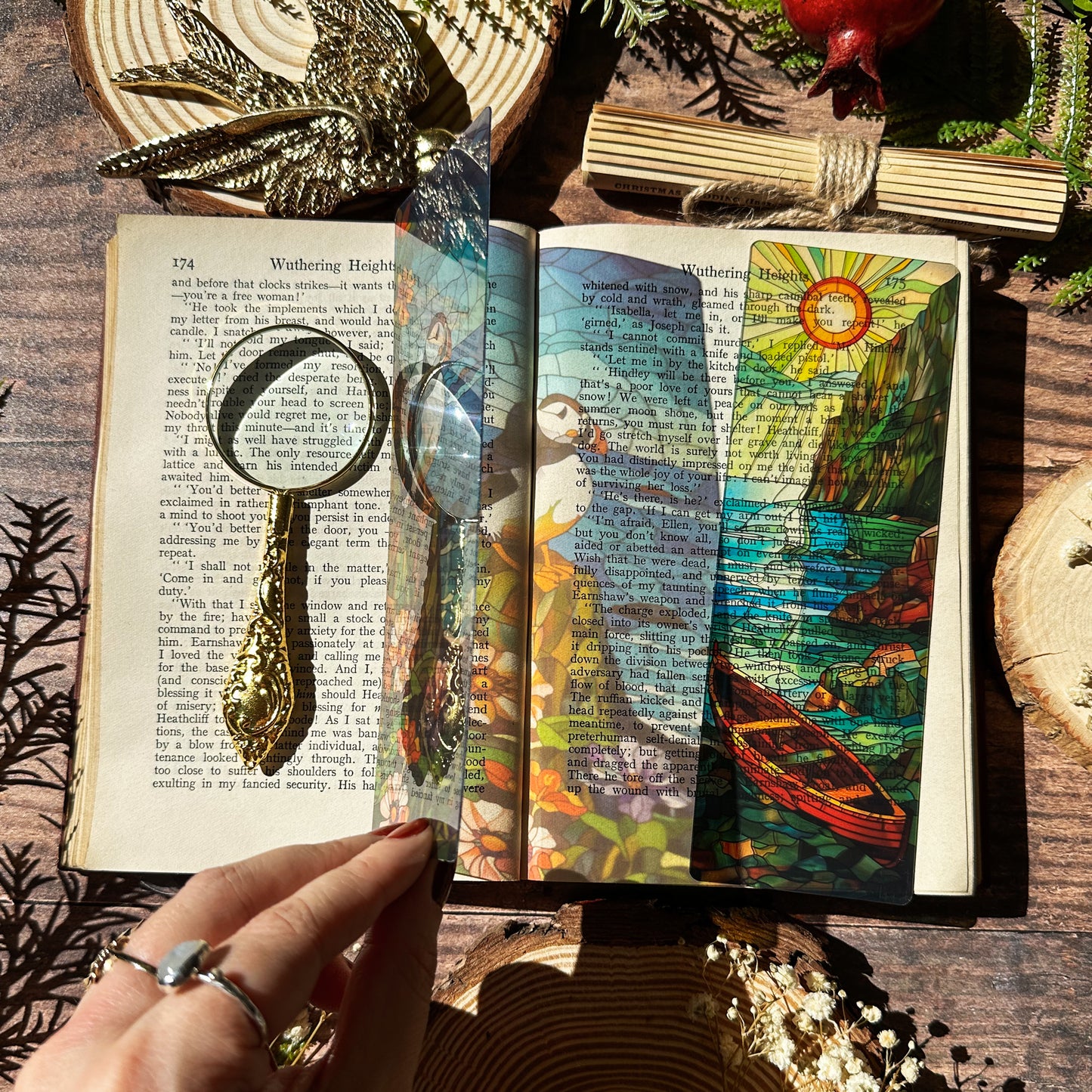 Puffin Stained Glass Bookmarks