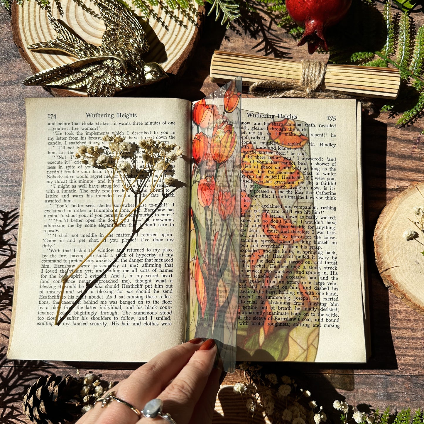 Floral Stained Glass Bookmarks