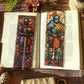 Knight of Flowers Stained Glass Bookmarks