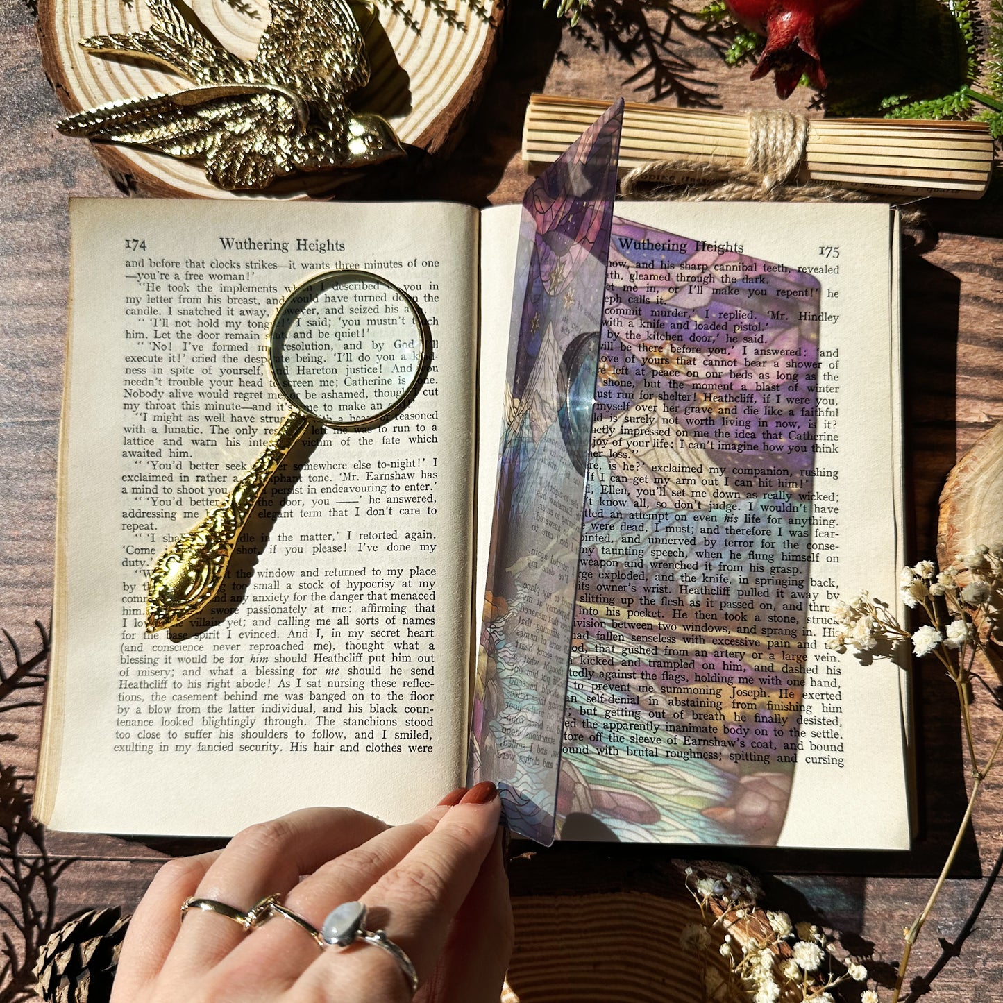 Velaris Stained Glass Bookmarks