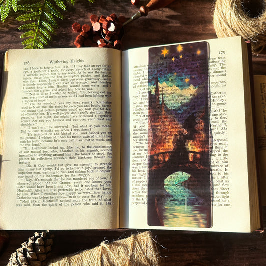 Feyre and Rhysand Velaris Stained Glass Bookmarks