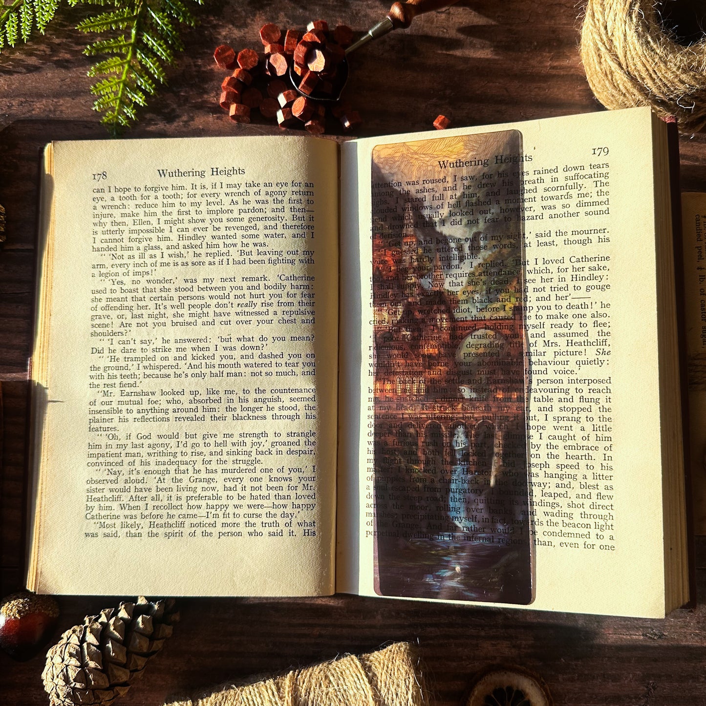 Rivendell Sunset Stained Glass Bookmarks
