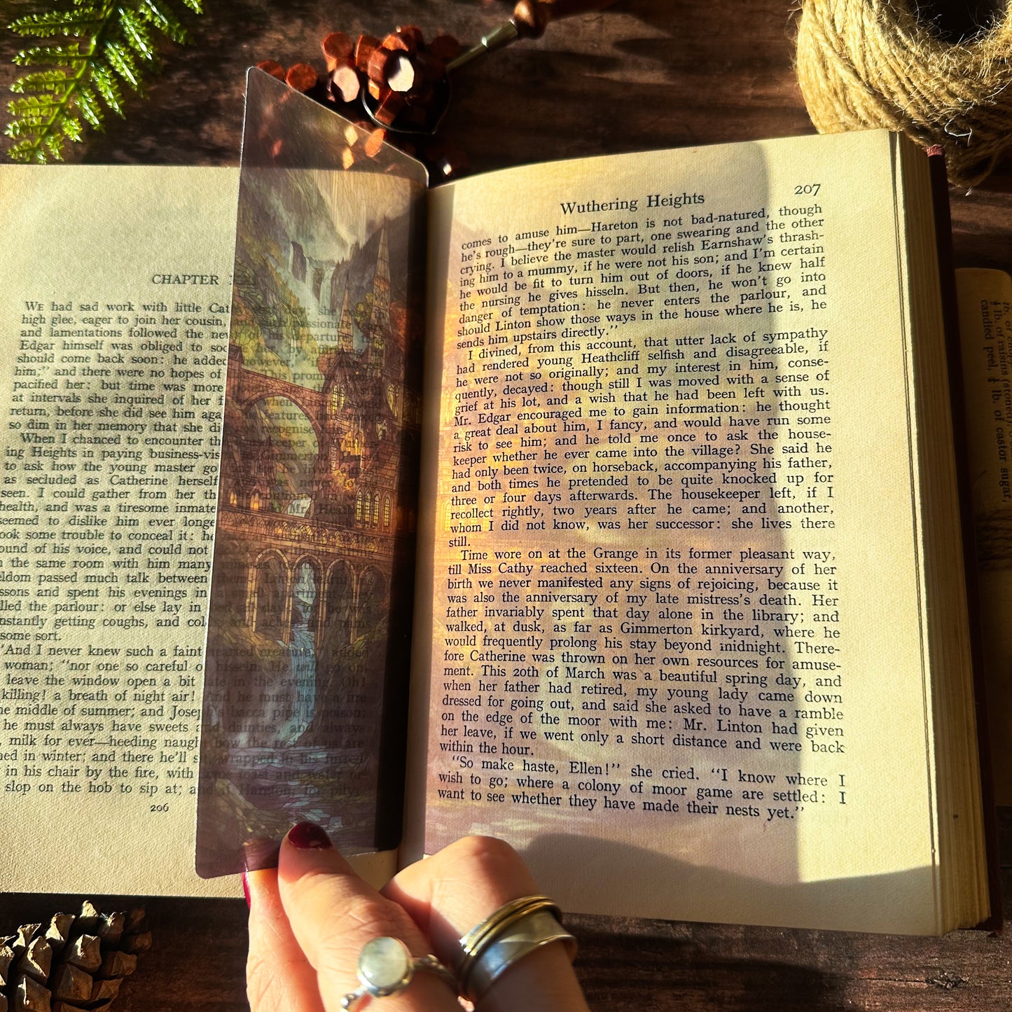 Rivendell Sunset Stained Glass Bookmarks