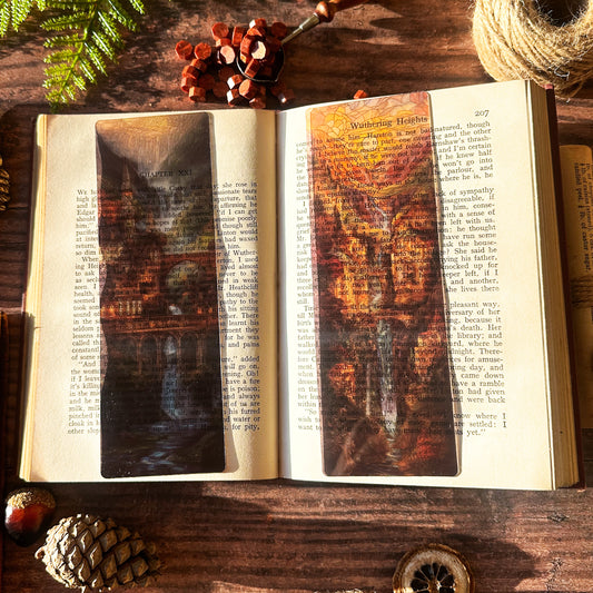 Rivendell Sunset Stained Glass Bookmarks