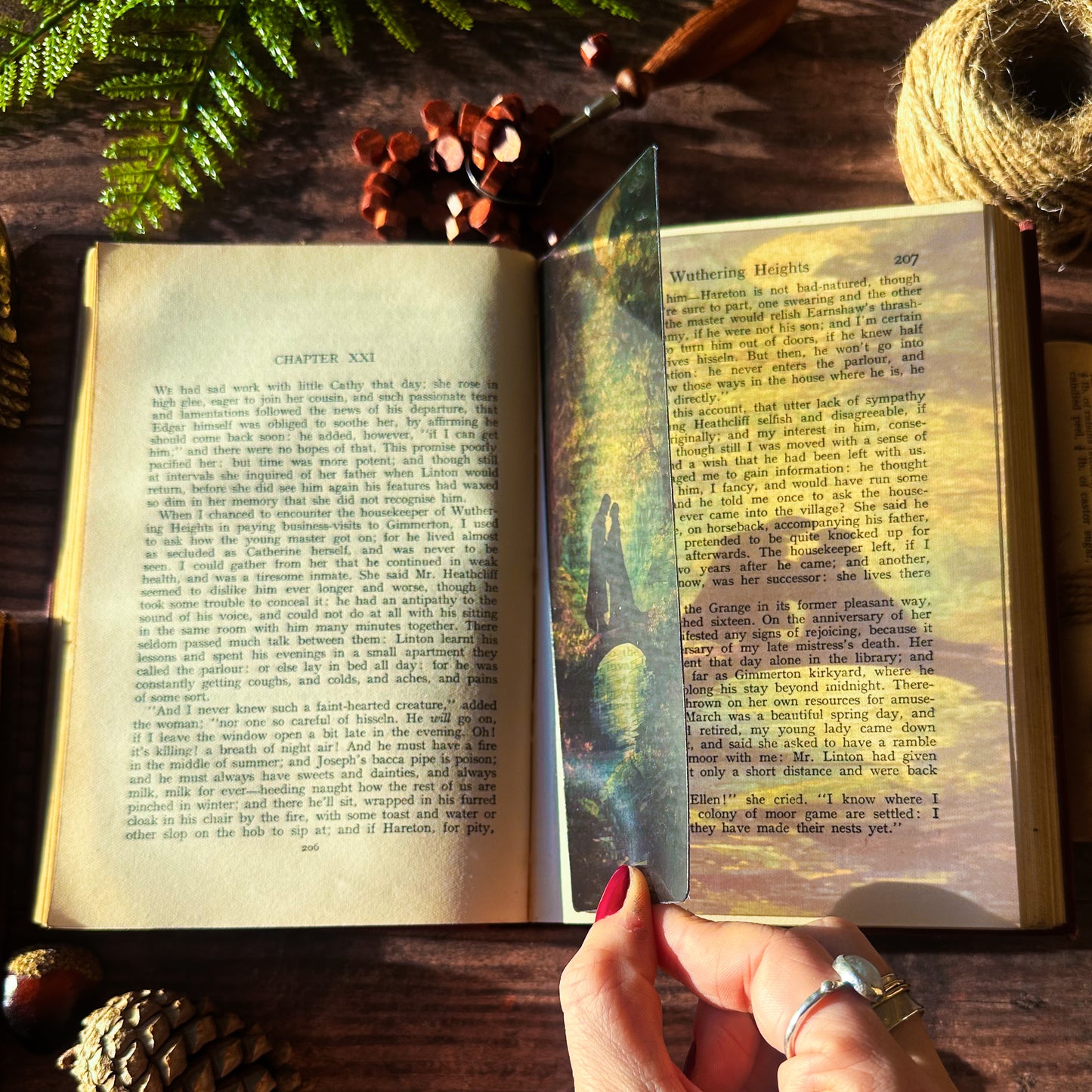 Rivendell Sunset Stained Glass Bookmarks